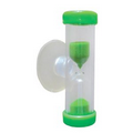 Blank ABS Sand Timers with Suction Cap, 3/4"W x 2 1/4"L, Various Colors